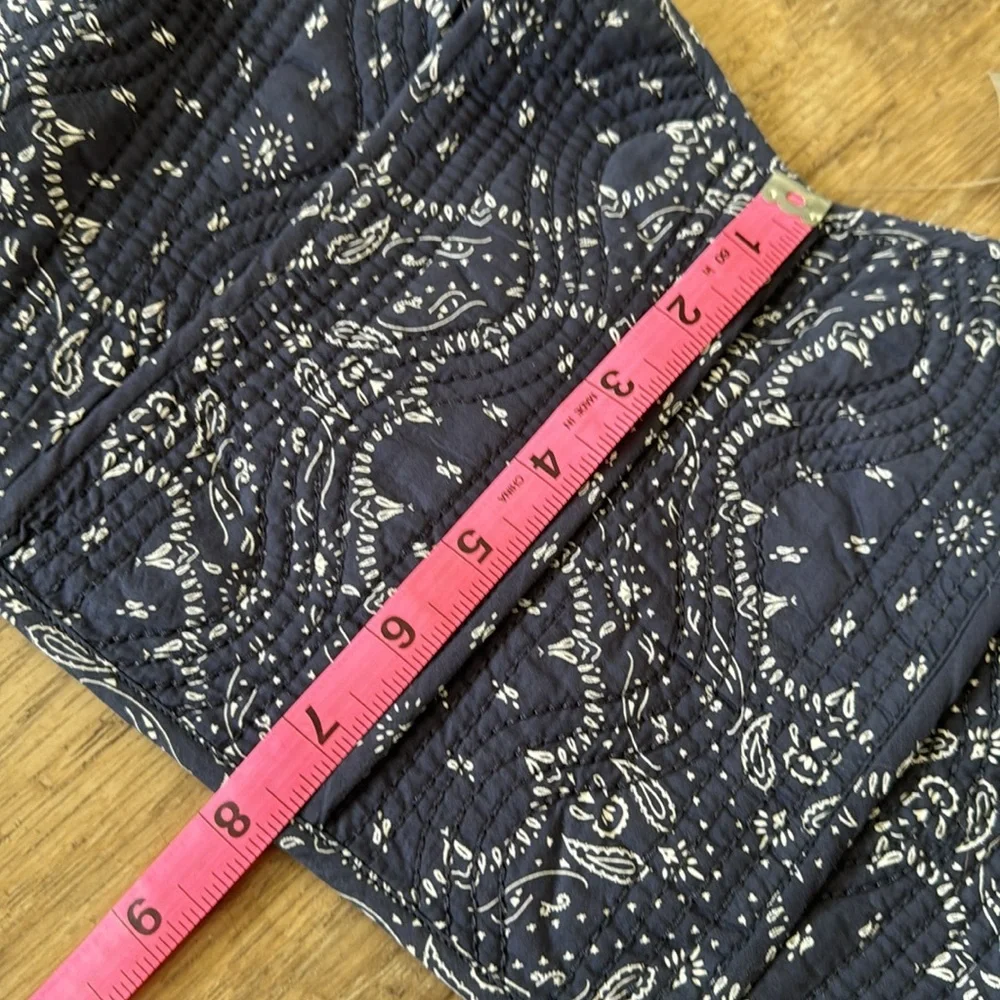 Madewell Quilted Sweetheart Crop Top Size 2 - Picture 13 of 16